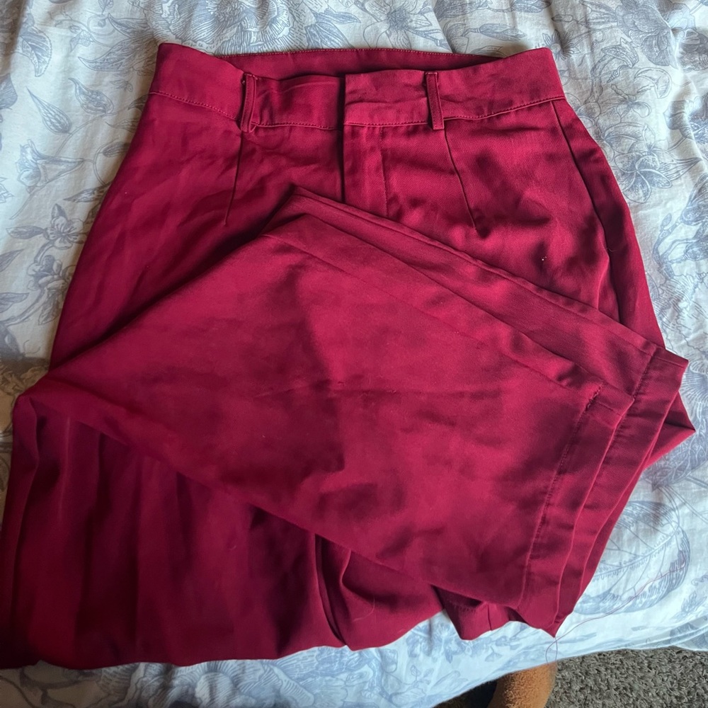 SHEIN red flowy pants